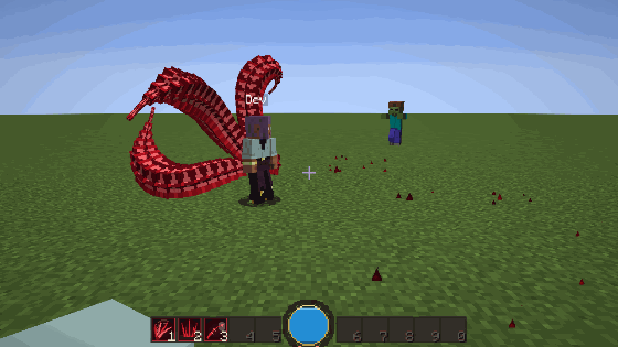 The tentacles dive into the ground (the thorns burst out under the zombie off to the right)