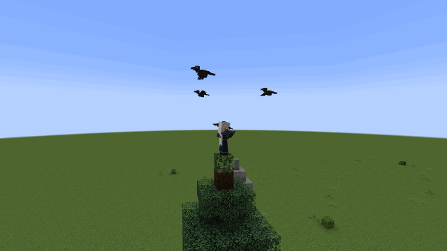 Met in the eyes, the Raven Master comes for you